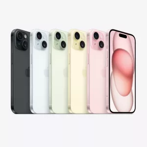 iPhone 15 la gamme de couleurs